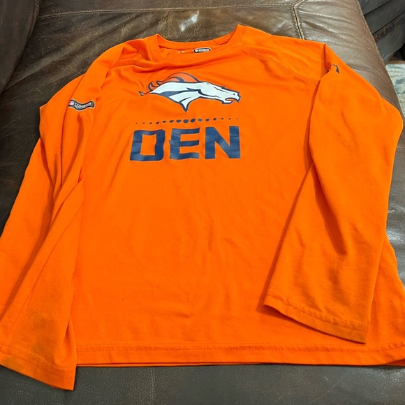 Under Armor Combine Official Long Sleeve Denver Broncos Shirt - Picture 6 of 10